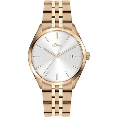 s.Oliver Femmes Analogique Quartz Montre avec Bracelet en Acier Inoxydable SO-3944-MQ s.Oliver Femmes Analogique Quartz Montre avec Bracelet en Acier Inoxydable SO-3944-MQ