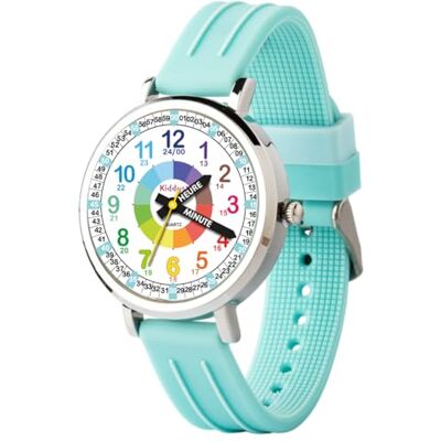 Kiddus Montre Enfant 5-10 ans. Montre Bracelet Éducative, Time Teacher Analogique avec Exercices pour apprendre à lire l’heure. Kiddus Montre Enfant 5-10 ans. Montre Bracelet Éducative, Time Teacher Analogique avec Exercices pour apprendre à lire l’heure.