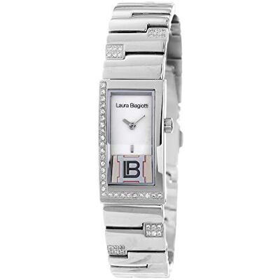 Laura Biagiotti Montre Femme (Ø 18 mm) (ø 18 mm), Blanc, Bracelet Laura Biagiotti Montre Femme (Ø 18 mm) (ø 18 mm), Blanc, Bracelet