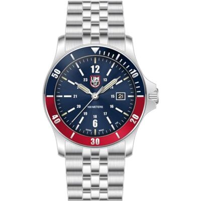 Luminox Montre de plongée XS.0914, Bleu, rouge., Élégante Luminox Montre de plongée XS.0914, Bleu, rouge., Élégante