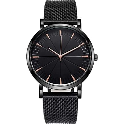 INGRAX Montres minimalistes Hommes Mode Montre-Bracelet Ultra Minces Montres Simple Hommes Affaires en Acier Inoxydable Maille Ceinture Quartz Masculino INGRAX Montres minimalistes Hommes Mode Montre-Bracelet Ultra Minces Montres Simple Hommes Affaires en Acier Inoxydable Maille Ceinture Quartz Masculino