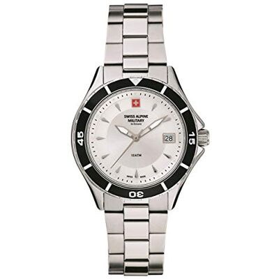 Alpine 7740.1 Montre analogique à quartz pour femme Acier inoxydable, Acier/Argent 1132sam, Bracelet Alpine 7740.1 Montre analogique à quartz pour femme Acier inoxydable, Acier/Argent 1132sam, Bracelet