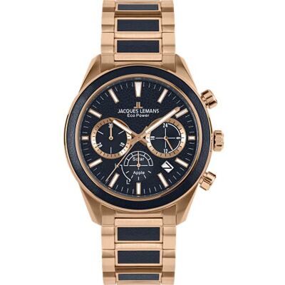 JACQUES LEMANS Montre pour Homme 1-2115H, bracelet JACQUES LEMANS Montre pour Homme 1-2115H, bracelet