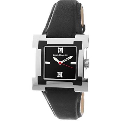 Laura Biagiotti Montre analogique pour adulte à quartz avec bracelet en cuir LB0038L-01 Laura Biagiotti Montre analogique pour adulte à quartz avec bracelet en cuir LB0038L-01