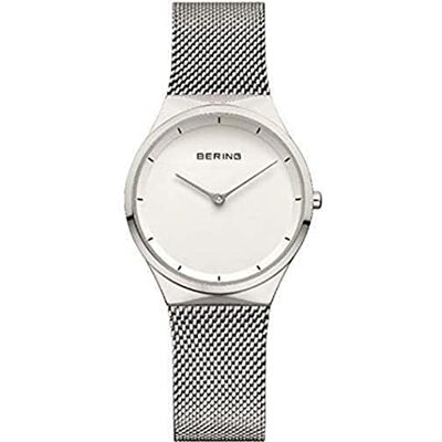 BERING Montre unisexe analogue à quartz de collection avec acier inoxydable Bracelet und Cristal de Saphir 12131-004, bracelet BERING Montre unisexe analogue à quartz de collection avec acier inoxydable Bracelet und Cristal de Saphir 12131-004, bracelet