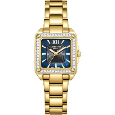 Lee Cooper LC08127.190 Montre de mouvement pour femme à affichage analogique et bracelet en métal Vert foncé, Bracelet, Bracelet Lee Cooper LC08127.190 Montre de mouvement pour femme à affichage analogique et bracelet en métal Vert foncé, Bracelet, Bracelet