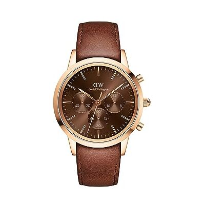 Daniel Wellington Iconic Montre 42 mm en acier inoxydable (316L) or rose Daniel Wellington Iconic Montre 42 mm en acier inoxydable (316L) or rose