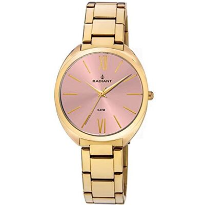 Radiant Montre analogique pour femme à quartz avec bracelet en acier RA420202, rose, bracelet Radiant Montre analogique pour femme à quartz avec bracelet en acier RA420202, rose, bracelet