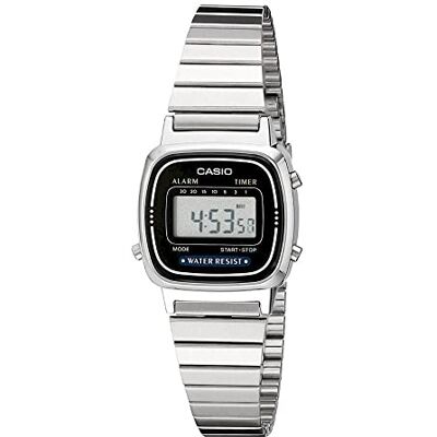 Casio LA670WA-1 Montre numérique avec alarme quotidienne pour femme, Argenté., No Size, LA-670WA-1 Casio LA670WA-1 Montre numérique avec alarme quotidienne pour femme, Argenté., No Size, LA-670WA-1