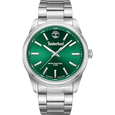 Timberland Montre analogique à quartz unisexe avec bracelet en acier inoxydable TDWGG0010805, argenté, Bracelet Timberland Montre analogique à quartz unisexe avec bracelet en acier inoxydable TDWGG0010805, argenté, Bracelet