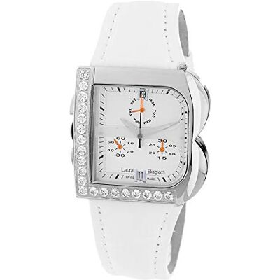 Laura Biagiotti Montre analogique pour femme à quartz avec bracelet en cuir LB0002L-BLZ Laura Biagiotti Montre analogique pour femme à quartz avec bracelet en cuir LB0002L-BLZ