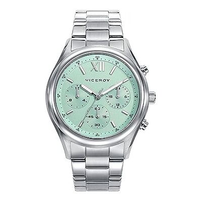 Viceroy Montre Femme Multifonction Acier Cadran vert, bracelet Viceroy Montre Femme Multifonction Acier Cadran vert, bracelet