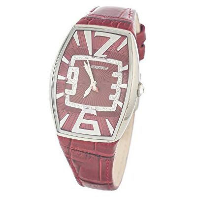 Chronotech Montre à quartz analogique pour femme avec bracelet en cuir CT7019LS-08, Sangle Chronotech Montre à quartz analogique pour femme avec bracelet en cuir CT7019LS-08, Sangle