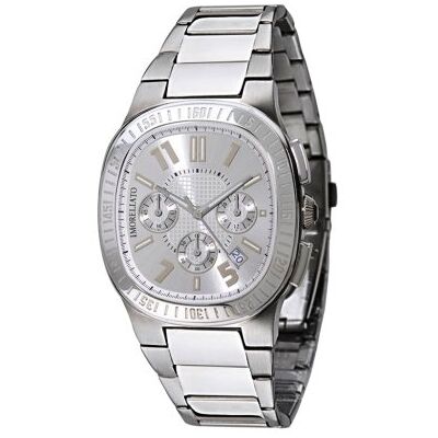 Morellato SZ6003 Montre Homme Capri Acier Quartz Analogique Chronographe Dateur Cadran guilloché Argent Bracelet Acier, Argent, bracelet Morellato SZ6003 Montre Homme Capri Acier Quartz Analogique Chronographe Dateur Cadran guilloché Argent Bracelet Acier, Argent, bracelet