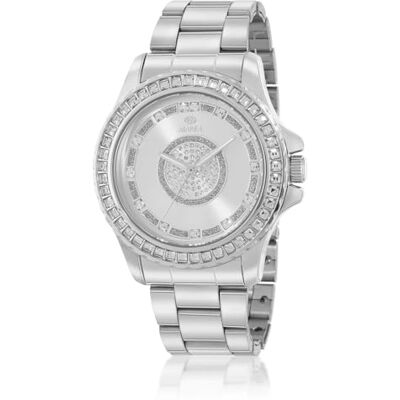 Marea Montre femme B41424/1 argentée acier inoxydable, 46 mm, quartz, étanche 50 m Marea Montre femme B41424/1 argentée acier inoxydable, 46 mm, quartz, étanche 50 m