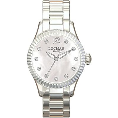 Locman 0465A14D-00MWID2B0 Montre pour femme avec heure uniquement, modèle 0465A14D-00MWID2B0, Bracelet Locman 0465A14D-00MWID2B0 Montre pour femme avec heure uniquement, modèle 0465A14D-00MWID2B0, Bracelet