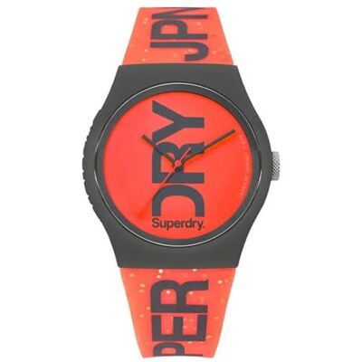 Superdry Femme Analogique Quartz Montre avec Bracelet en Silicone SYL189CE Superdry Femme Analogique Quartz Montre avec Bracelet en Silicone SYL189CE