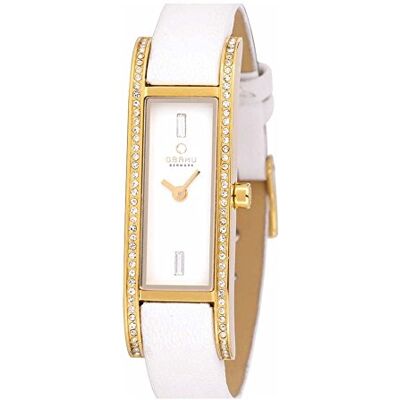 Ingersoll Obaku Denmark V159LEGIRW Montre Femme Quartz Analogique Bracelet Cuir Blanc Ingersoll Obaku Denmark V159LEGIRW Montre Femme Quartz Analogique Bracelet Cuir Blanc