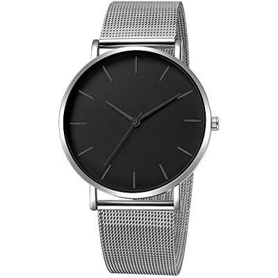 INGRAX Montres Montre Simple Hommes 2022 Mode Ultra Mince Bracelet d'affaires en Acier Inoxydable Maille Ceinture Quartz Montre-Bracelet décontracté clcok INGRAX Montres Montre Simple Hommes 2022 Mode Ultra Mince Bracelet d'affaires en Acier Inoxydable Maille Ceinture Quartz Montre-Bracelet décontracté clcok