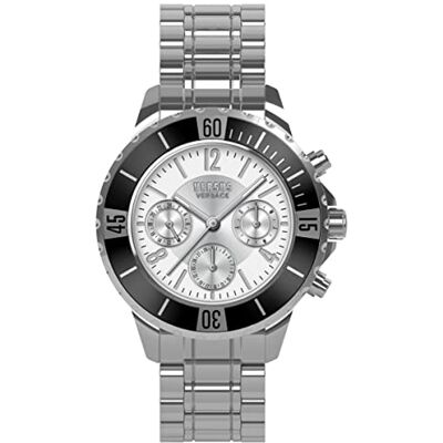 Versace Versus VSPGN2821 Montre chronographe Tokyo Chrono pour homme, Bracelet Versace Versus VSPGN2821 Montre chronographe Tokyo Chrono pour homme, Bracelet