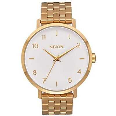 NIXON Montre à quartz analogique pour femme avec bracelet en acier inoxydable NIXON Montre à quartz analogique pour femme avec bracelet en acier inoxydable