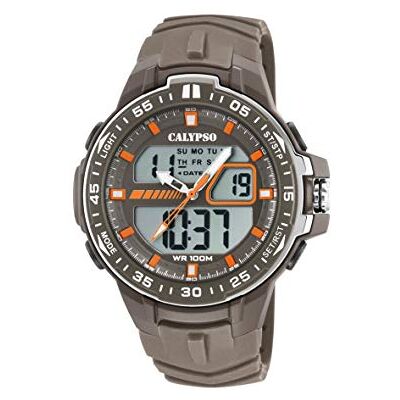 Calypso Watches K5766/3 Montre analogique à quartz pour homme avec bracelet en plastique Calypso Watches K5766/3 Montre analogique à quartz pour homme avec bracelet en plastique