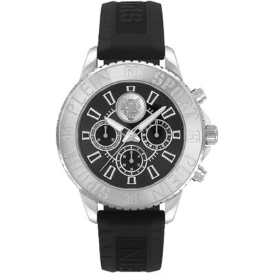Philipp Plein Plein Sport Montre chronographe à quartz analogique pour homme Glam Chrono Philipp Plein Plein Sport Montre chronographe à quartz analogique pour homme Glam Chrono