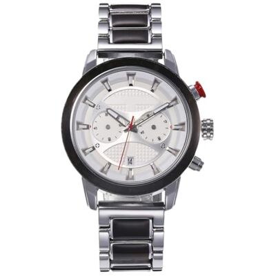 RORIOS Montre Bois Hommes Quartz Montre Chronographe Montre Bois Vintage Multifonctions Bois de Montres Naturel étanche Montre pour Hommes, Ébène Blanc, bracelet RORIOS Montre Bois Hommes Quartz Montre Chronographe Montre Bois Vintage Multifonctions Bois de Montres Naturel étanche Montre pour Hommes, Ébène Blanc, bracelet
