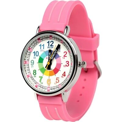 Kiddus Montre Enfant 5-10 ans. Montre Bracelet Éducative, Time Teacher Analogique avec Exercices pour apprendre à lire l’heure. Kiddus Montre Enfant 5-10 ans. Montre Bracelet Éducative, Time Teacher Analogique avec Exercices pour apprendre à lire l’heure.