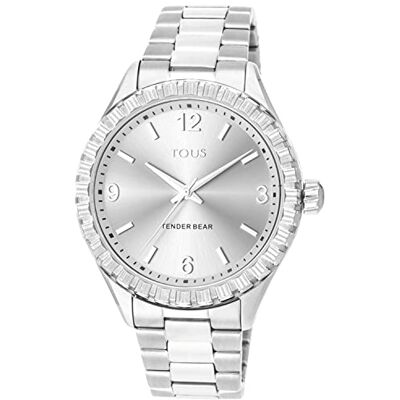 TOUS Reloj Tender Bear 200350950 Mujer Acero, Argent, 1, bracelet TOUS Reloj Tender Bear 200350950 Mujer Acero, Argent, 1, bracelet