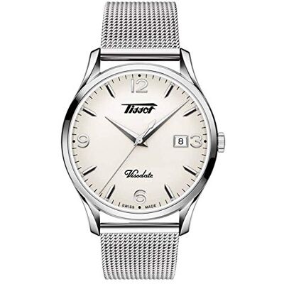 Tissot Montre à quartz analogique pour homme avec bracelet en acier inoxydable T1184101127700, Bracelet Tissot Montre à quartz analogique pour homme avec bracelet en acier inoxydable T1184101127700, Bracelet