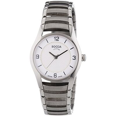 Boccia B3229-01 Montre-bracelet Femme Titane Argent, Blanc/argenté, Bracelet Boccia B3229-01 Montre-bracelet Femme Titane Argent, Blanc/argenté, Bracelet