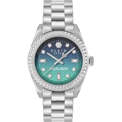 Philipp Plein Queen Supreme PW7FA0626 Montre analogique à quartz pour femme en acier inoxydable Philipp Plein Queen Supreme PW7FA0626 Montre analogique à quartz pour femme en acier inoxydable