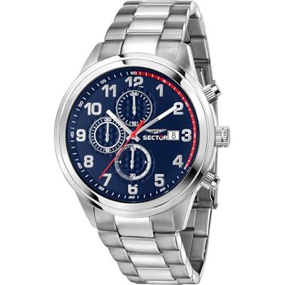 Sector No Limits SECTOR Analogique R3273740003, multicolore, 43mm, bracelet Sector No Limits SECTOR Analogique R3273740003, multicolore, 43mm, bracelet