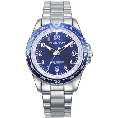 Viceroy Montre bicolore en acier inoxydable pour enfants Next 401461-34 Viceroy Montre bicolore en acier inoxydable pour enfants Next 401461-34