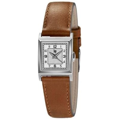Lip Montre C18 Churchill Cuir Marron, sangle Lip Montre C18 Churchill Cuir Marron, sangle