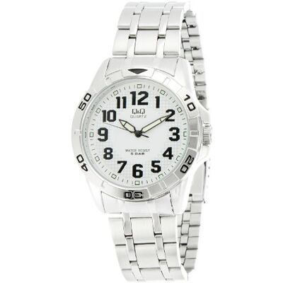 Q&Q Homme Analogique Quartz Montre avec Bracelet en Acier Inoxydable QQ576J204Y Q&Q Homme Analogique Quartz Montre avec Bracelet en Acier Inoxydable QQ576J204Y