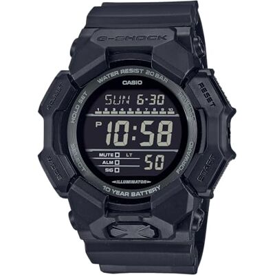 G-Shock Casio GD-010-1A1 Montre numérique avec bracelet en résine Noir G-Shock Casio GD-010-1A1 Montre numérique avec bracelet en résine Noir