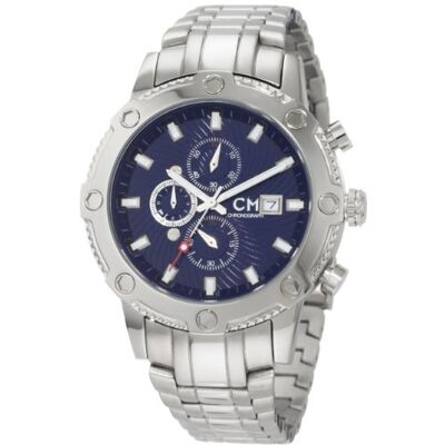 Carlo Monti CM100-131 Montre Homme Quartz Analogique Chronomètre Bracelet Acier inoxydable Argent, Bleu/Argent, bracelet Carlo Monti CM100-131 Montre Homme Quartz Analogique Chronomètre Bracelet Acier inoxydable Argent, Bleu/Argent, bracelet