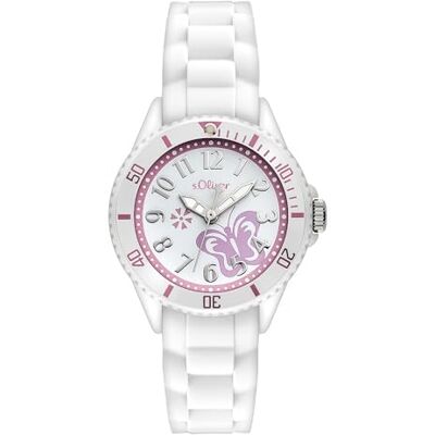 s.Oliver Unisex-Armbanduhr analogique à quartz Silikon SO-2755-PQ s.Oliver Unisex-Armbanduhr analogique à quartz Silikon SO-2755-PQ