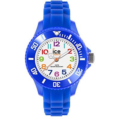 ICE-WATCH ICE mini Blue Montre bleue pour garçon avec bracelet en silicone 000745 (Extra small) ICE-WATCH ICE mini Blue Montre bleue pour garçon avec bracelet en silicone 000745 (Extra small)