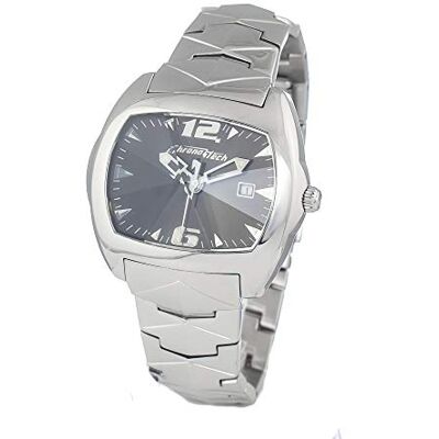 Chronotech Montre analogique pour homme à quartz avec bracelet en acier inoxydable CT2188L-02M, multicolore, 41 MM, Bracelet Chronotech Montre analogique pour homme à quartz avec bracelet en acier inoxydable CT2188L-02M, multicolore, 41 MM, Bracelet