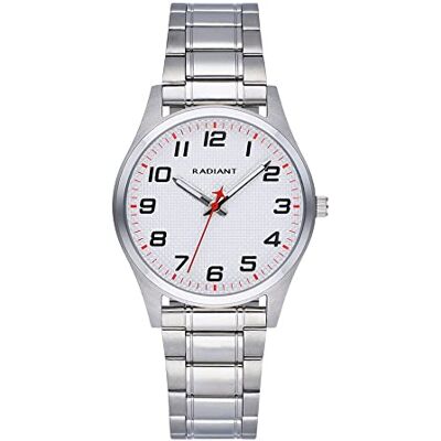 Radiant Carbon Montre Mixte Analogique Quartz avec Bracelet Acier Inoxydable RA560203, Argenté., bracelet Radiant Carbon Montre Mixte Analogique Quartz avec Bracelet Acier Inoxydable RA560203, Argenté., bracelet