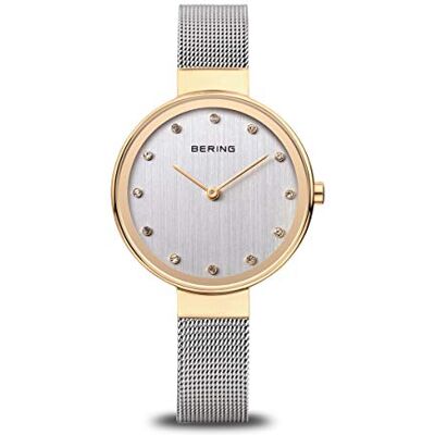 BERING Femmes Analogique Quartz Classic Collection Montre avec Bracelet en Acier Inoxydable & Verre Saphir 12034-010 BERING Femmes Analogique Quartz Classic Collection Montre avec Bracelet en Acier Inoxydable & Verre Saphir 12034-010