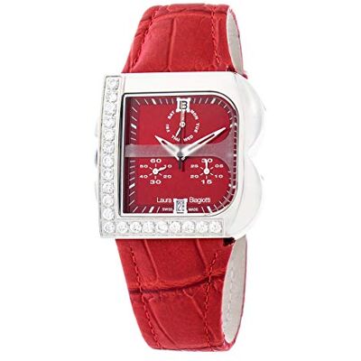 Laura Biagiotti Montre analogique pour femme à quartz avec bracelet en cuir LB0002L-05Z-2 Laura Biagiotti Montre analogique pour femme à quartz avec bracelet en cuir LB0002L-05Z-2