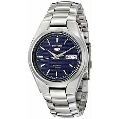 Seiko Montre analogique automatique pour homme avec bracelet en acier inoxydable SNK603, Argent., 37, Classique Seiko Montre analogique automatique pour homme avec bracelet en acier inoxydable SNK603, Argent., 37, Classique