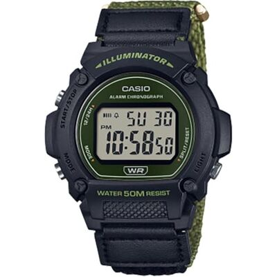 Casio Montre W-219HB-3AVEF, marron, bracelet Casio Montre W-219HB-3AVEF, marron, bracelet