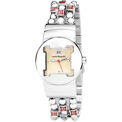 Laura Biagiotti Montre analogique pour femme à quartz avec bracelet en acier LB0049L-03M Laura Biagiotti Montre analogique pour femme à quartz avec bracelet en acier LB0049L-03M