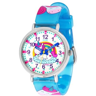 Kiddus Montre Bracelet Éducative pour Enfants. Analogique avec Exercices. Mécanisme en Quartz Japonais, 39 Espagnol, sangle Kiddus Montre Bracelet Éducative pour Enfants. Analogique avec Exercices. Mécanisme en Quartz Japonais, 39 Espagnol, sangle