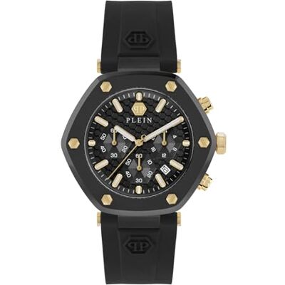 Philipp Plein Montre Chronographe Quartz pour Hommes The Hexagon Chrono Philipp Plein Montre Chronographe Quartz pour Hommes The Hexagon Chrono